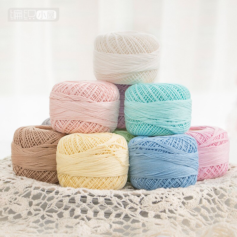 Ruyi No. 5 Lace Summer DIY Hand Knitted Crochet Mercerized Pure Cotton Yarn Knitted Yarn