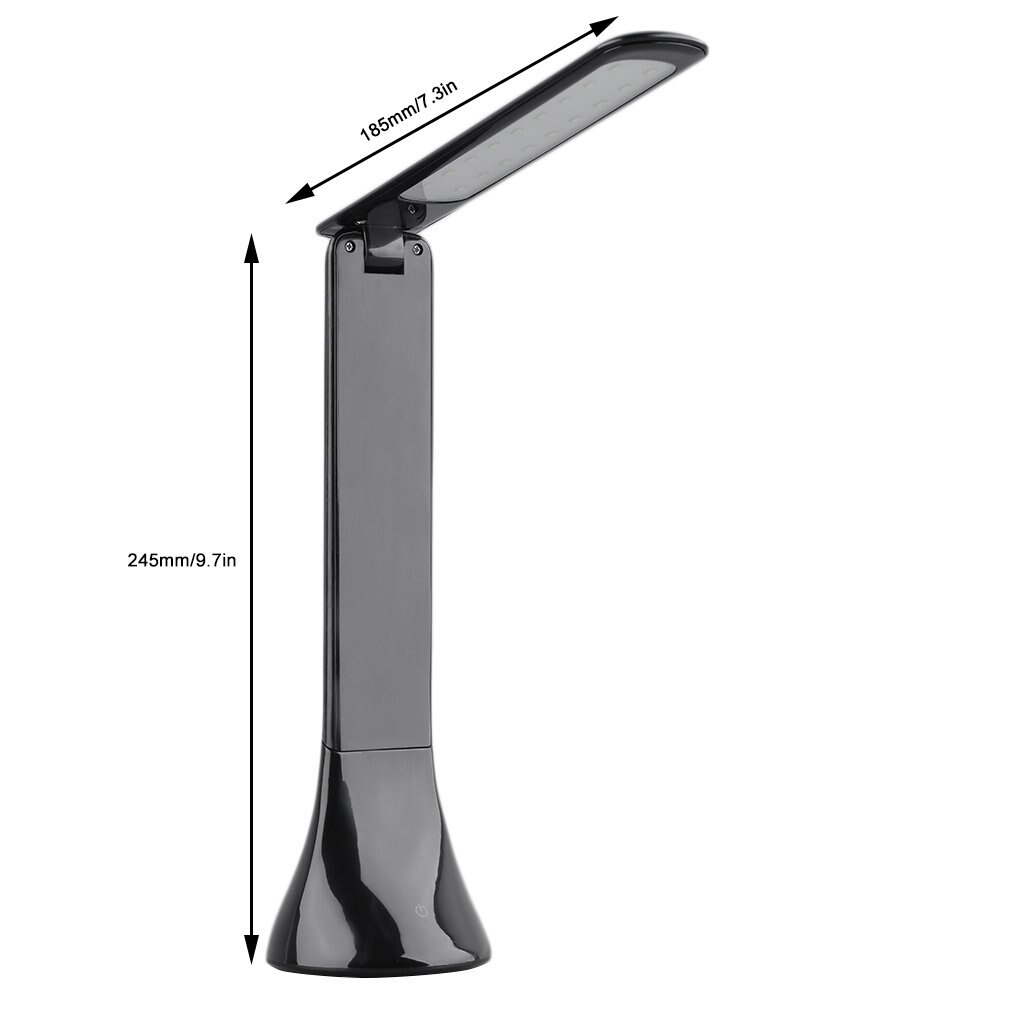 1pcs USB Rechargeable Touch Sensor LED Desk Table Light Dimmable Foldable Lamp LED Reading Light Table Lamp