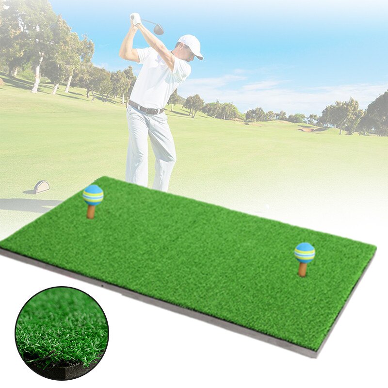 30*60cm golf harjoitusmatto keinotekoinen nurmikko nylon kuminen tee takapihalla golf lyö matto koulutus pad