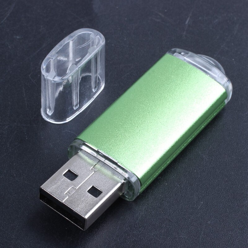 2 Pcs 256 Mb Usb 2.0 Flash U Disk Green & Red