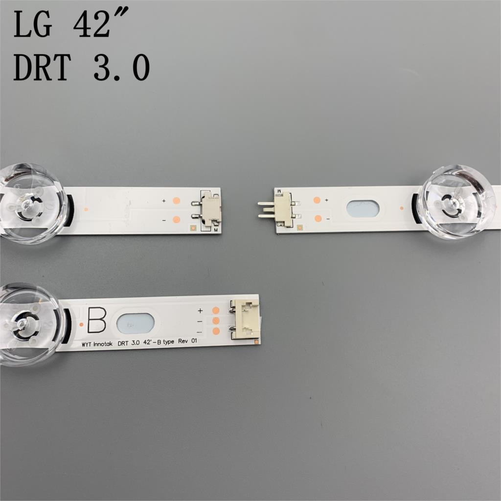 Led stripe for  lg 42 lb 5800 42 lb 5700 42 lf 5610 42 lb 550v innotek drt 3.0 42 a/b 6916l-1709b 6916l-1710b 1709a 1710a