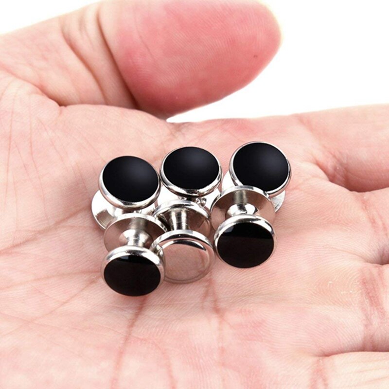 Manchetknopen En Studs Set Voor Smoking Shirts Business Bruiloft 2 Manchetknopen En 6 Studs