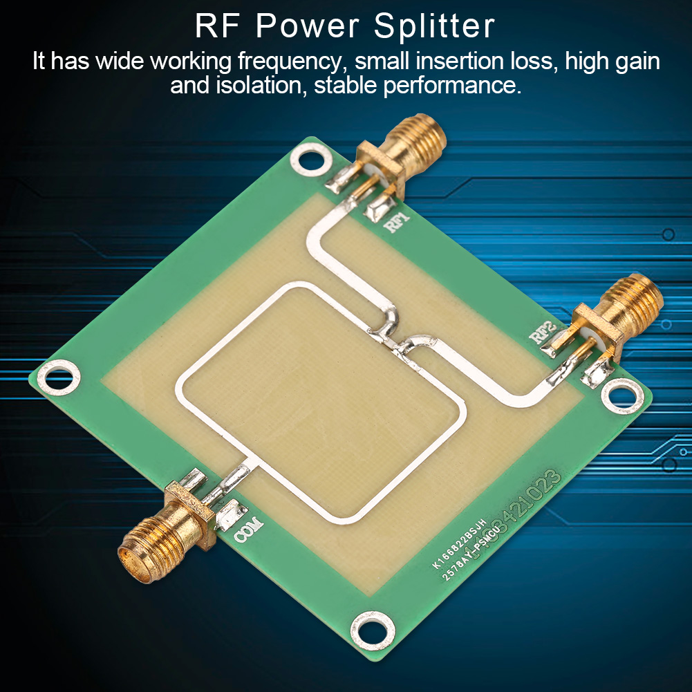 ANENG 1PC 30-1000MHz Frequency RF Power Splitter RF Power Devider 2-Way Divider Combiner Signal Power Splitter