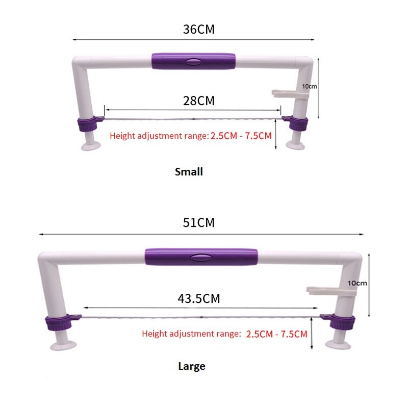 Foldable and Adjustable Large&Small Cake Leveler