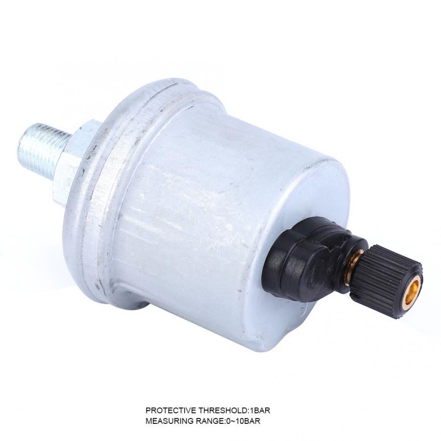 1/8 Inch NPTF Oil Pressure Sensor For VDO Single Head Matte 1-10BAR Car Engine Oil Pressure Sensor