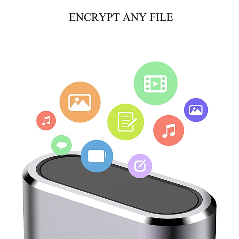 Usb Fingerprint Reader Laptop Fingerprint Identification Windows Hello Multifuntional Press Biometric Security Encryption Key