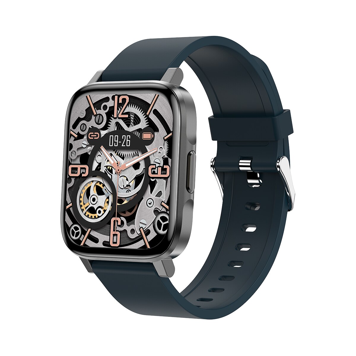 Reloj inteligente F60 para hombre y mujer, accesorio de pulsera resistente al agua IP68 con pantalla táctil de 1,7 pulgadas, control del ritmo cardíaco y la temperatura corporal, VS Y20 P8 W46 D20: Azul