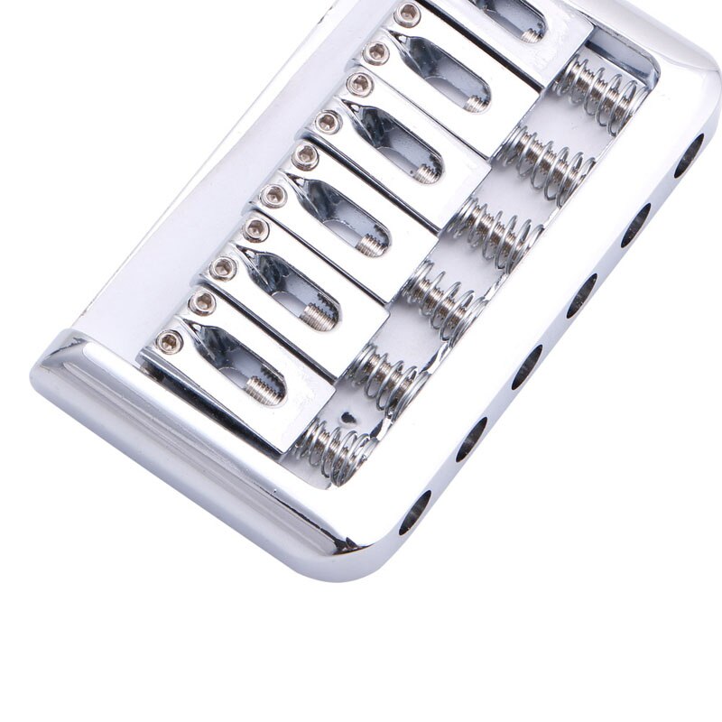 Chrome Electric Guitar Hardtail Top Load Bridge 6 String Fixed Hard Tail Parts