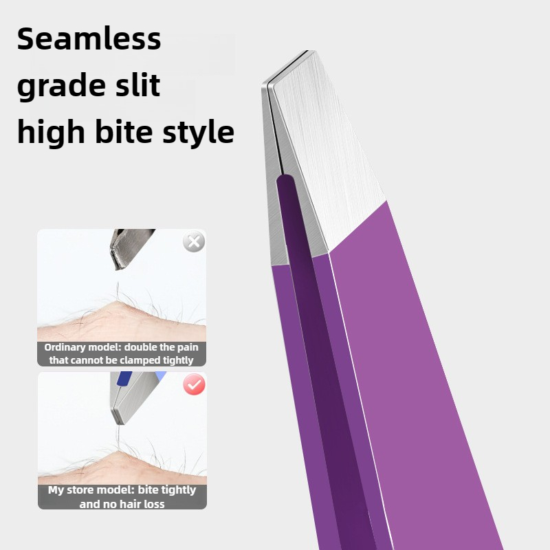 Pinzas para cejas de alta precisión, 4 Uds., extractor de pelos finos de Belleza del cabello, pinzas para cejas inclinadas de acero inoxidable, herramientas de maquillaje para eliminación