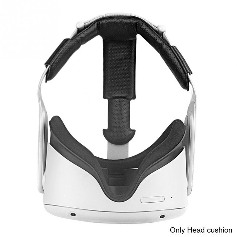 Neue VR Zubehör Stirnband Kissen Pad Für Oculus Quest 2 VR Headset Kopf Strap Reduzieren Kopf Druck Fix Strap Für quest2