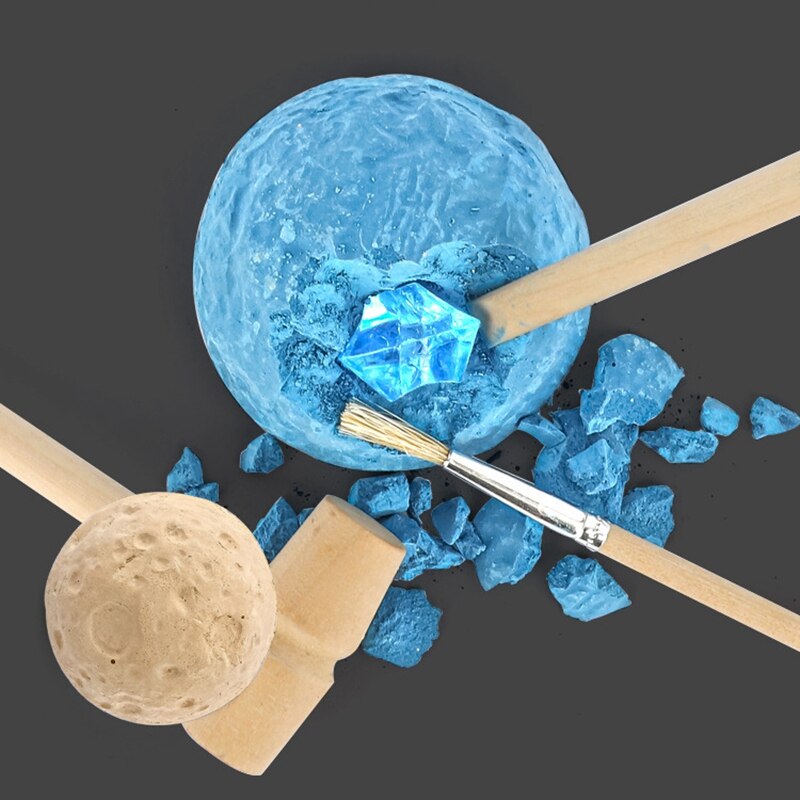 Fbil-Kleurrijke Edelsteen Graven Kit Opgraving Kit Kids Diy Wetenschap Educatief Archeologische Speelgoed Biologie Speelgoed