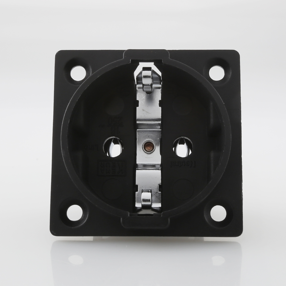 Audiocrast AE03G Gold Rhodium Plated Schuko Plug Socket HIFI: Rhodium plated