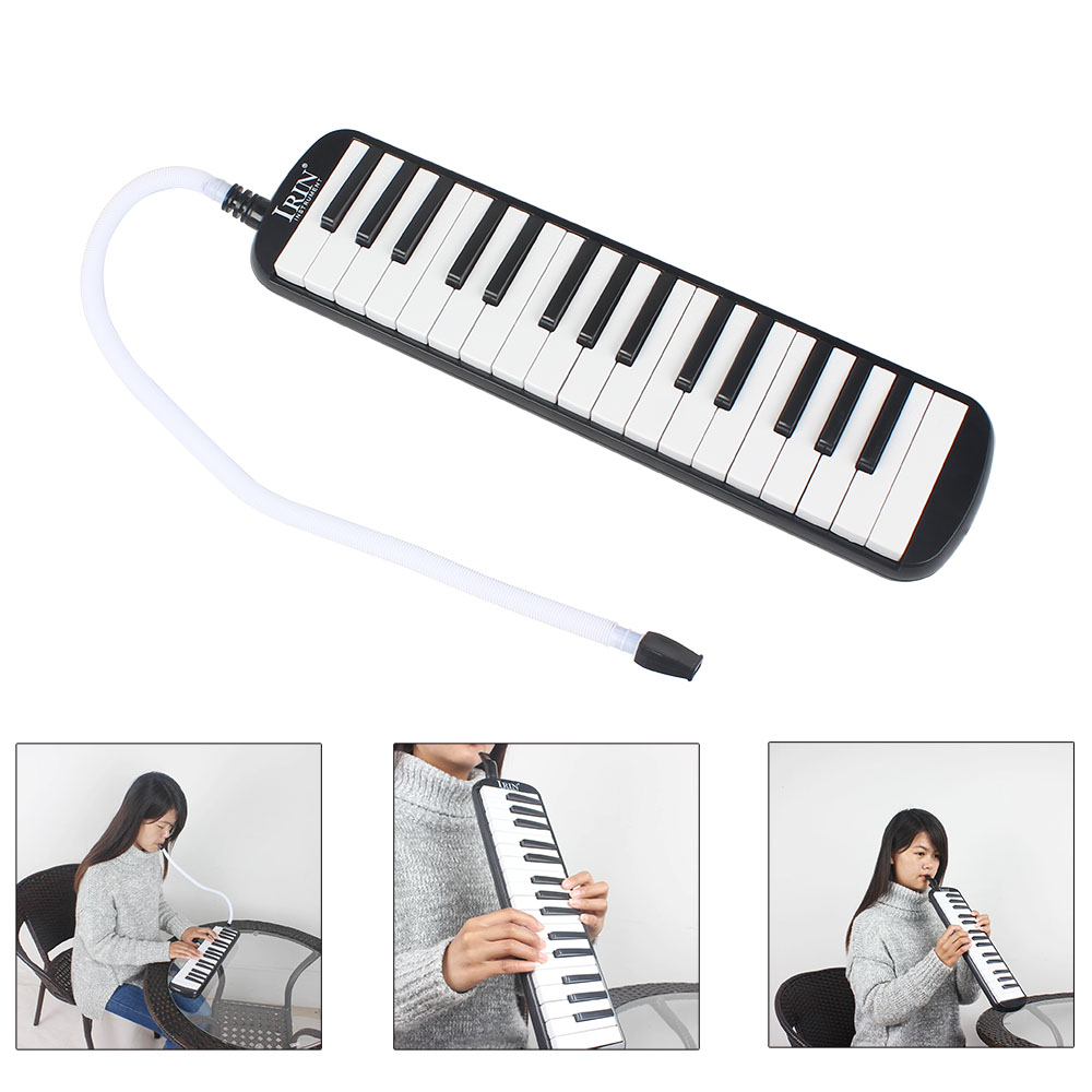 32 nøgler melodica klaver keyboard melodica 5 farver musikinstrument til musikelskere begyndere med bærepose