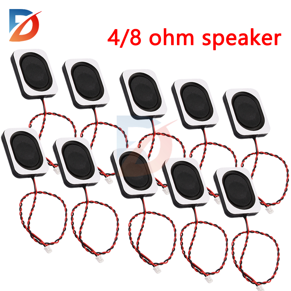 4/8 Ohm Internal Magnetic Cavity Speaker 2/3W Oval Internal Magnet Diy Magnetic Speaker Full Range Box Speaker 1.25 2.0 Terminal