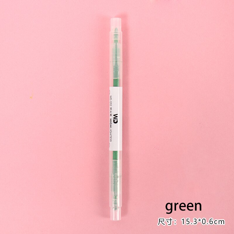 Rotulador de doble punta, juego único de 6 colores, de color caramelo, manual, diario, decoración: figure 4