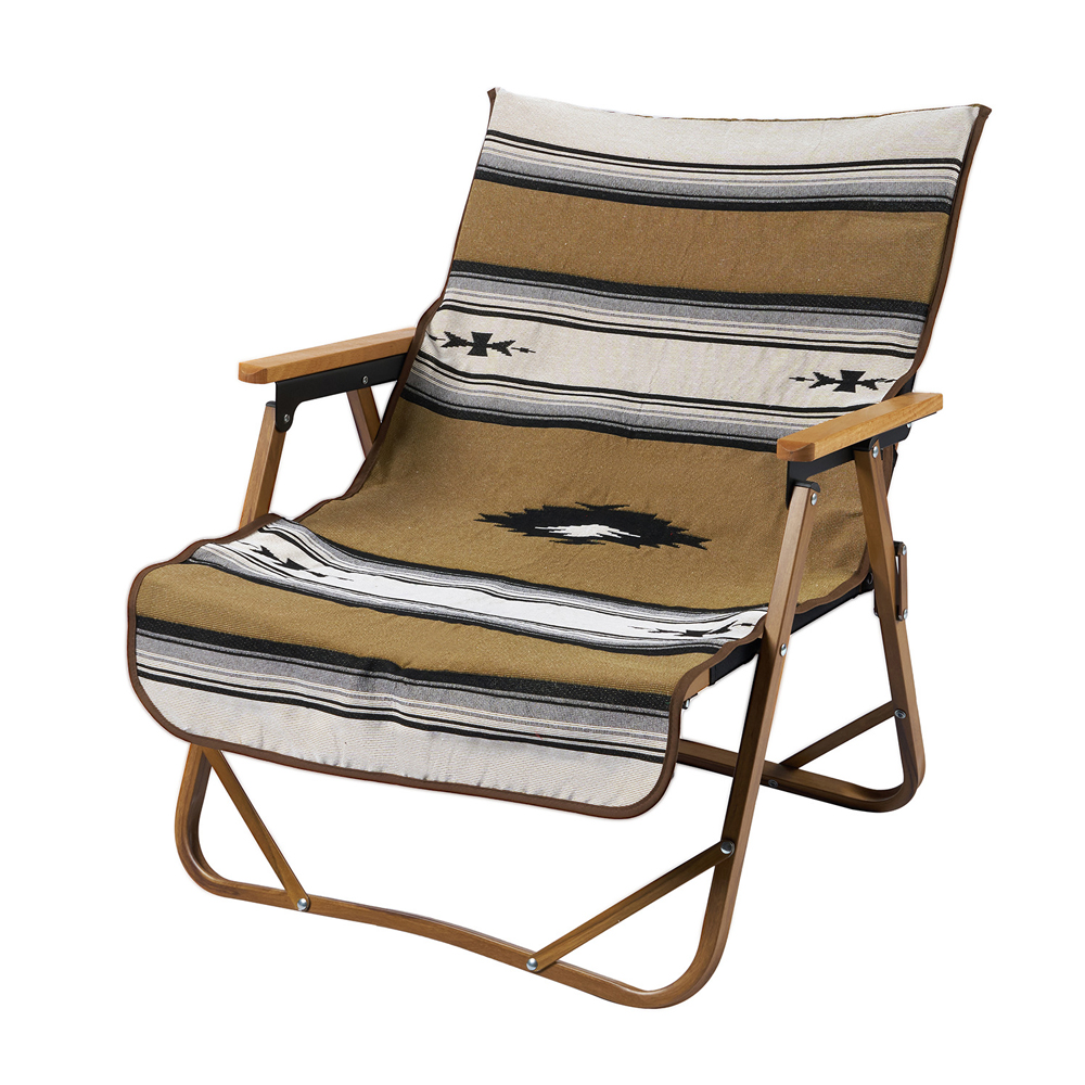 draussen Camping Tragbare Ethno-Stil Bohemia Decke Stuhlbezug: Braun