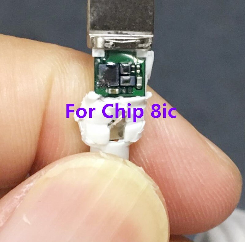 10 teile/los 2m/3ft 8ic E75 Chip OD: 3,0mm Daten USB ladegerät Kabel Mit Neue einzelhandel verpackung grün label: 8IC In box