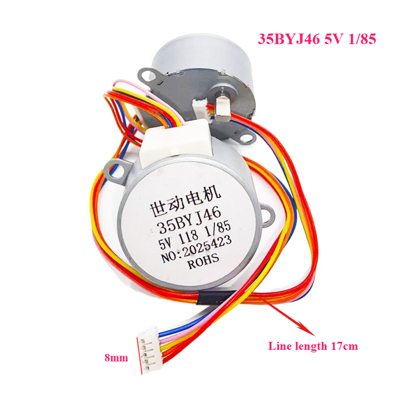 35BYJ46 Stepper Motor DC 5V 12V 24V Permanent Magnet Gear Small Stepper Motor Humidifier Repair: Blue