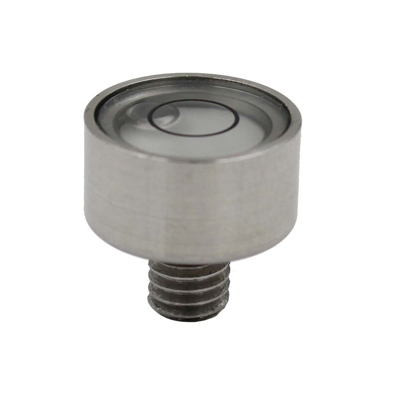 Steel bull's eye spirit level Bubble with screws Mini Round Bubble Level vails