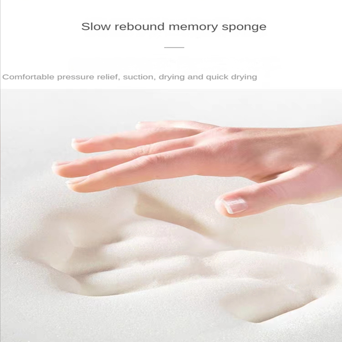 Thickened absorbent laundry room floor mat flannel quick-drying non-slip foot mat thickened long strip kitchen mat bathroom mat