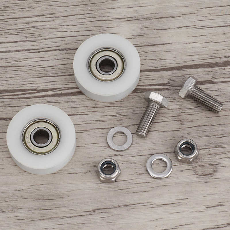 30mm Diameter Elite Greenhouse Door Wheels Replacement Kit Sliding Wardrobe Door Roller Slide Door Wheels