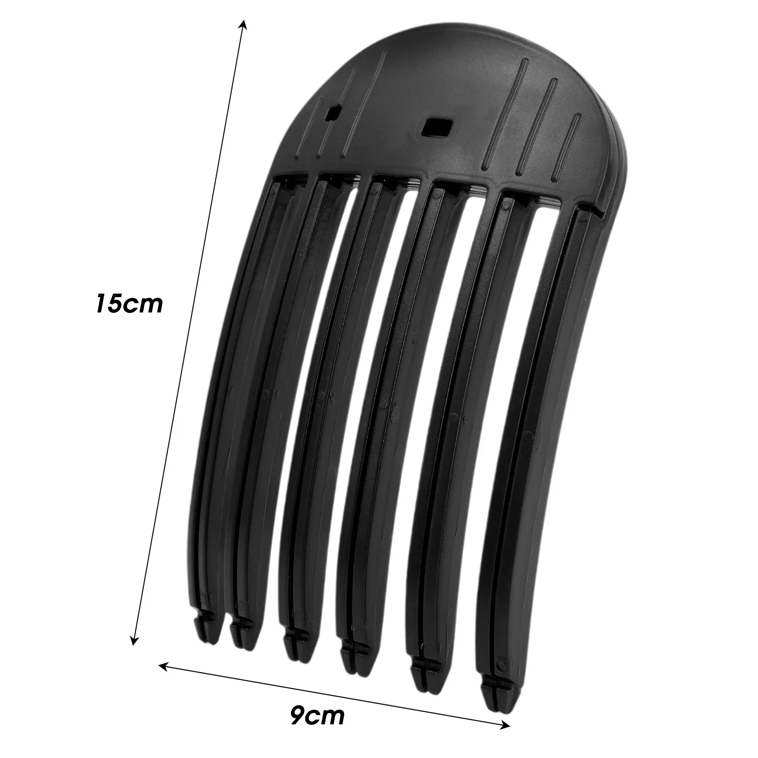 Horquilla esponjosa de 3/6 dientes para mujer, Clips de flequillo rizado, peines para esculpir viento perezoso, Clips de forma fija, herramientas de estilismo de alto arco: Verde