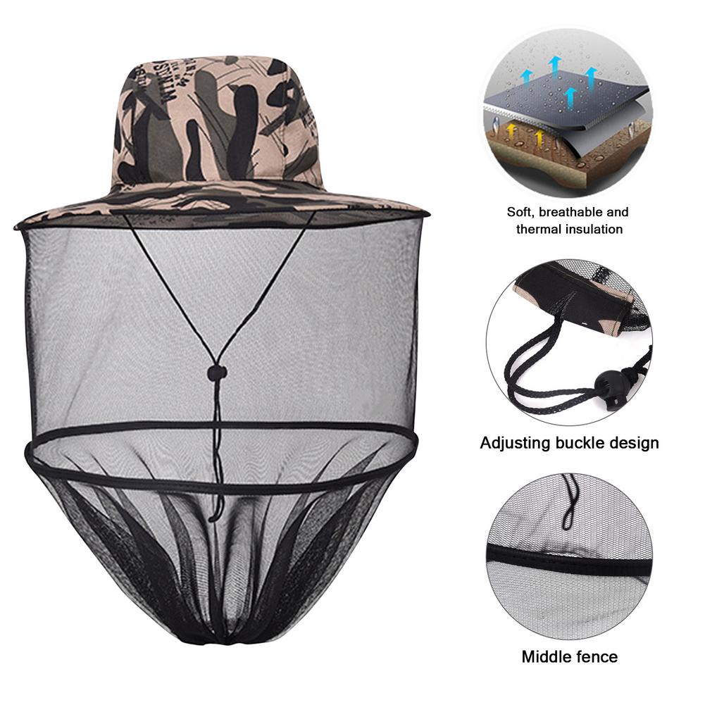 Siatka siatkowa odporna na owady kapelusz na zewnątrz wędkarstwo kapelusz przeciwsłoneczny osłona przeciwsłoneczna maska pszczelarska osłona ochronna czapki wędkarskie narzędzia połowowe