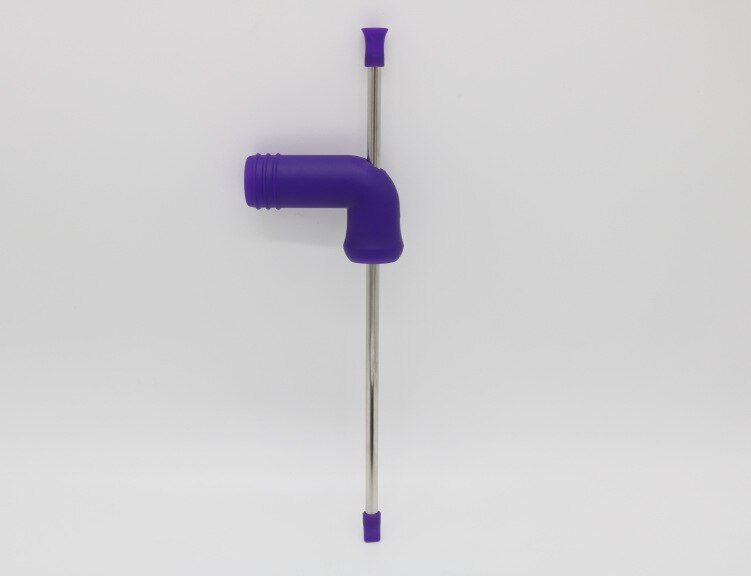 1PC piwo Snorkel słomy piwo Bong lejek Slammer podwójne Snorkel picia na piwo do baru narzędzia festiwale Party dozownik Y1F5: A-Purple