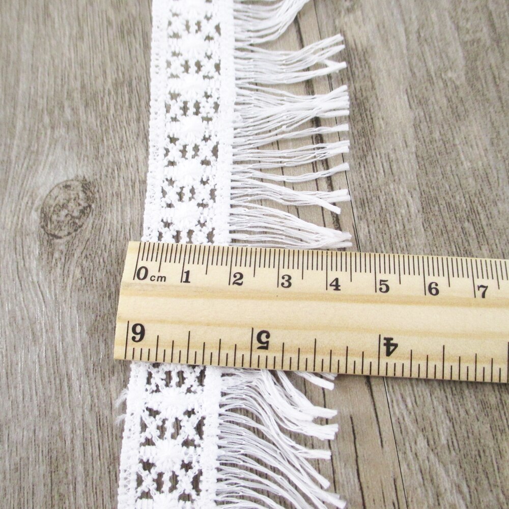 1 Yard Fiber Flower Lace Trim Pearl Embroidery Sewing Fabric Ribbon DIY Garment Accessories for Wrapping,1Yc2452: 1055756001