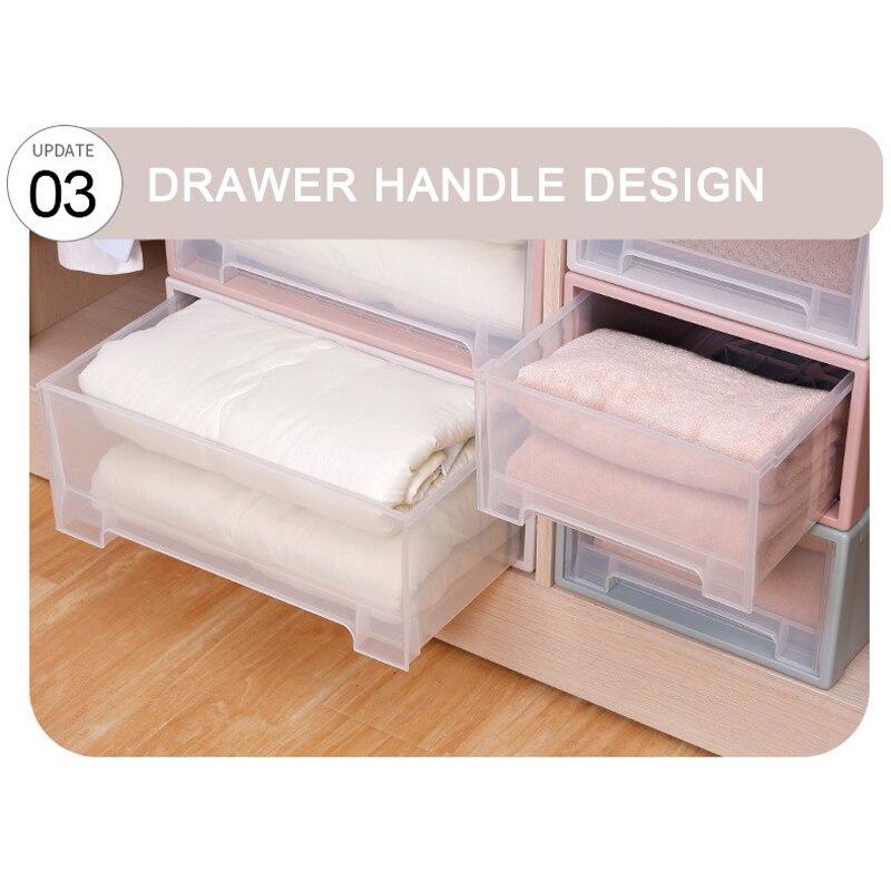 Storage Box Case Organizers Drawer Portable Stackable for Bra Clothes Wardrobe LB88