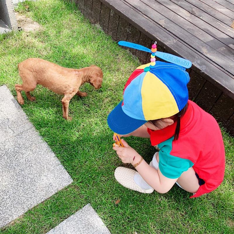 Divertida hélice Multicolor gorra de béisbol ajustable Unisex al aire libre sombrero de sol con visores de de algodón Domo gorra de béisbol