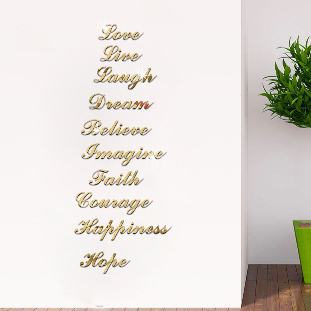 Gold Silver Mirror Stair Sticker Modern Self-Adhesive Stairway Wallpaper Removable Wall Decor Home Living Room Decal