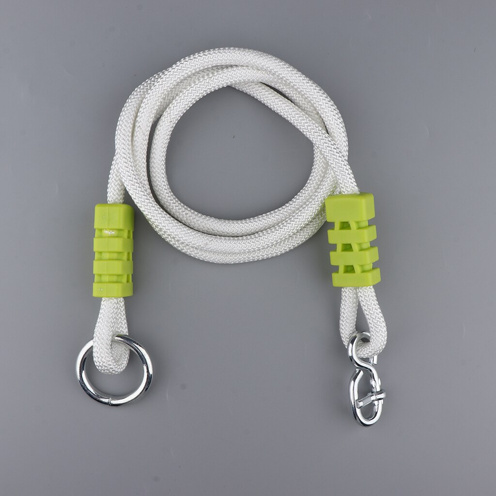 Adjustable Tree Rope Hanging Straps for Outdoor Swings/Hammock/Playground Set Accessories: 1.5m White