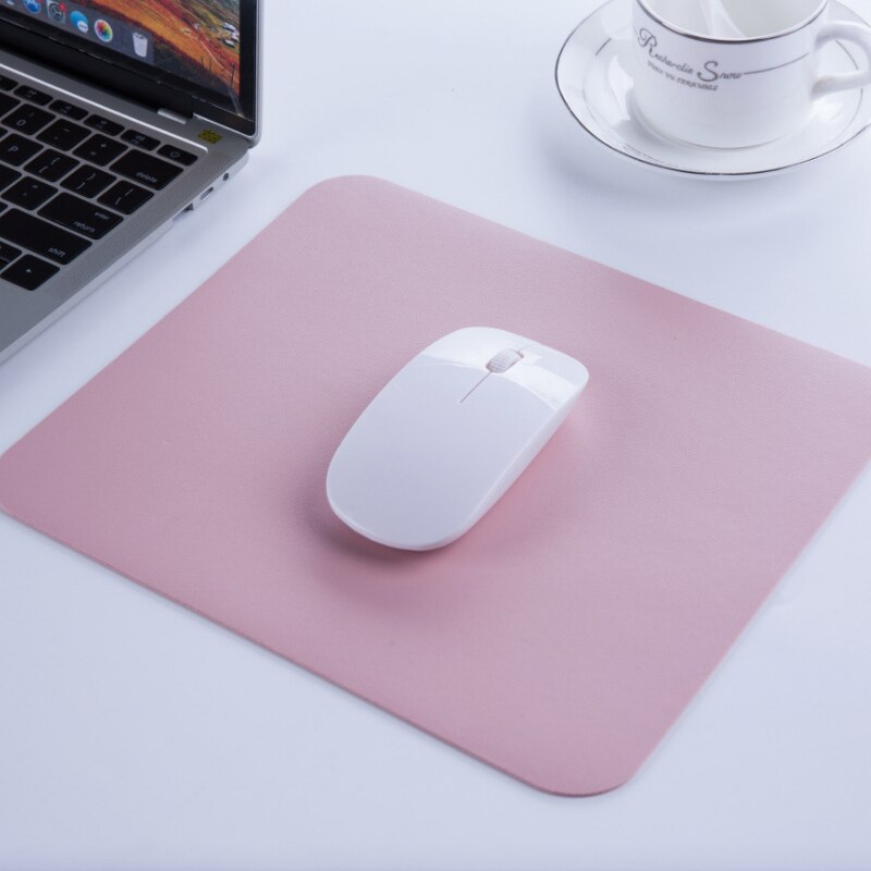 PU Leather Mouse Pad Laptop Computer Desk Mat Home Office Waterproof Anti-slip Modern Keyboard Mice Pad Writing Mat
