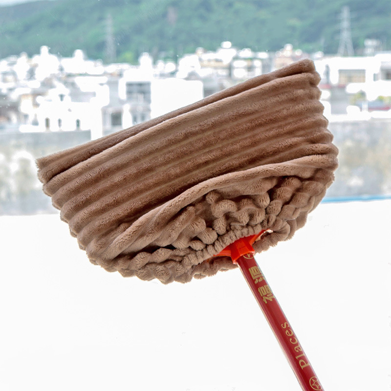 Dry Wet Dual-Purpose Lazy Sweep Cover Sweep Cover Cleaning Tools Flannel Absorbent Mop Cloth Cover Easy To Clean Glass Scrub