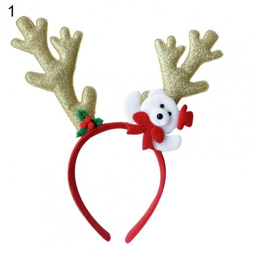 Practical Head Hoop Eye-catching Fine Workmanship Lovely Antlers Head Hoop Headwear: 1