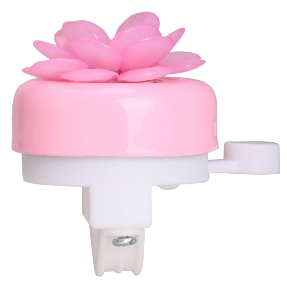 Pink Flower Bicycle Bell for Lady Bike 2 colors Aluminum Cycling Ring for Kids Folding Bike Mountain Bike Bicicleta Campanilla: Pink