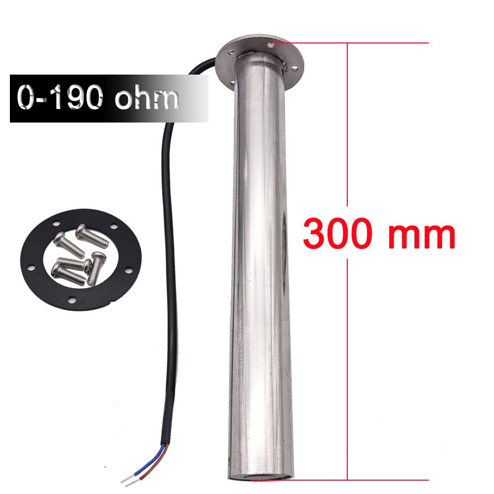 150mm ~ 600mm Abwasser eben Messgerät Sensor Marine Stiefel Auto Kraftstoff Absender Einheit Wasserstand messgeräte 0-190 240-33Ohm wasserstand anzeige: 300mm 0-190Ohm