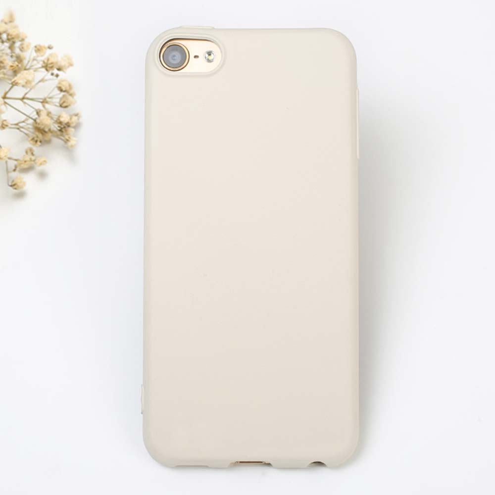 2-in-1 Soft Protective Shell Skin Case Cover for Apple iPod Touch 7 7th 6 6th 5 Tempered Glass Screen Protector: Clear