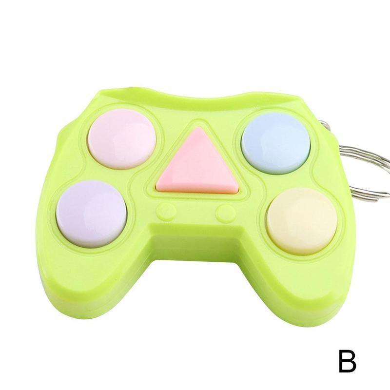 Kinderen Speelgoed Gamepad Vorm Geheugen Doolhof Kubus Gadget Sleutelhanger Educatief Spel Console Relief Stress Mini Speelgoed Spel Handvat: B