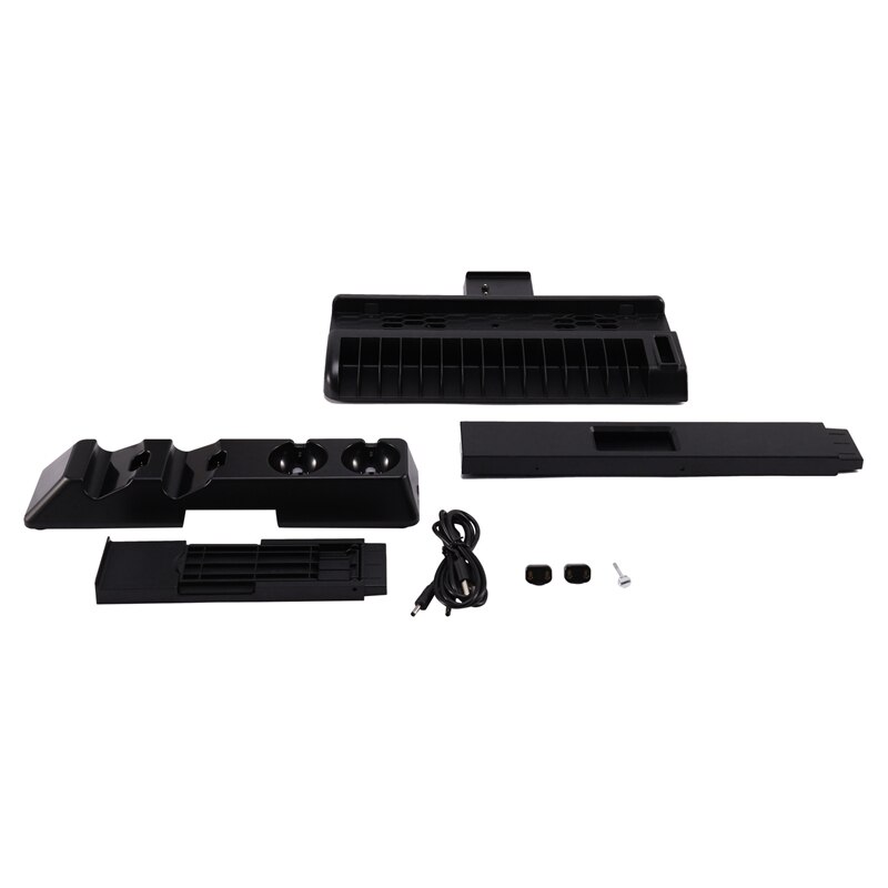 AM05-for Sony Playstation 4 Slim/PRO/Regular PS4/VR Vertical Stand Charging Station Fan Radiator Console Charger