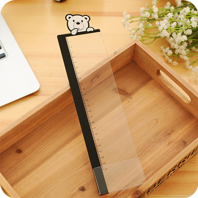 Computer Display Screen Sticker Practical Acrylic Adhesive Notes Phone Holder Multifunction Message Board Home Office Storage: Bear-L