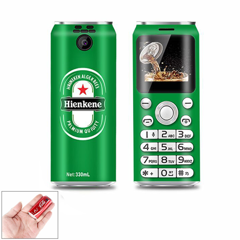 Mini teléfono móvil de bolsillo SATREND K8 X8, teléfono móvil pequeño con forma de cola de 1,0 pulgadas, con Bluetooth, marcador, grabación de llamadas