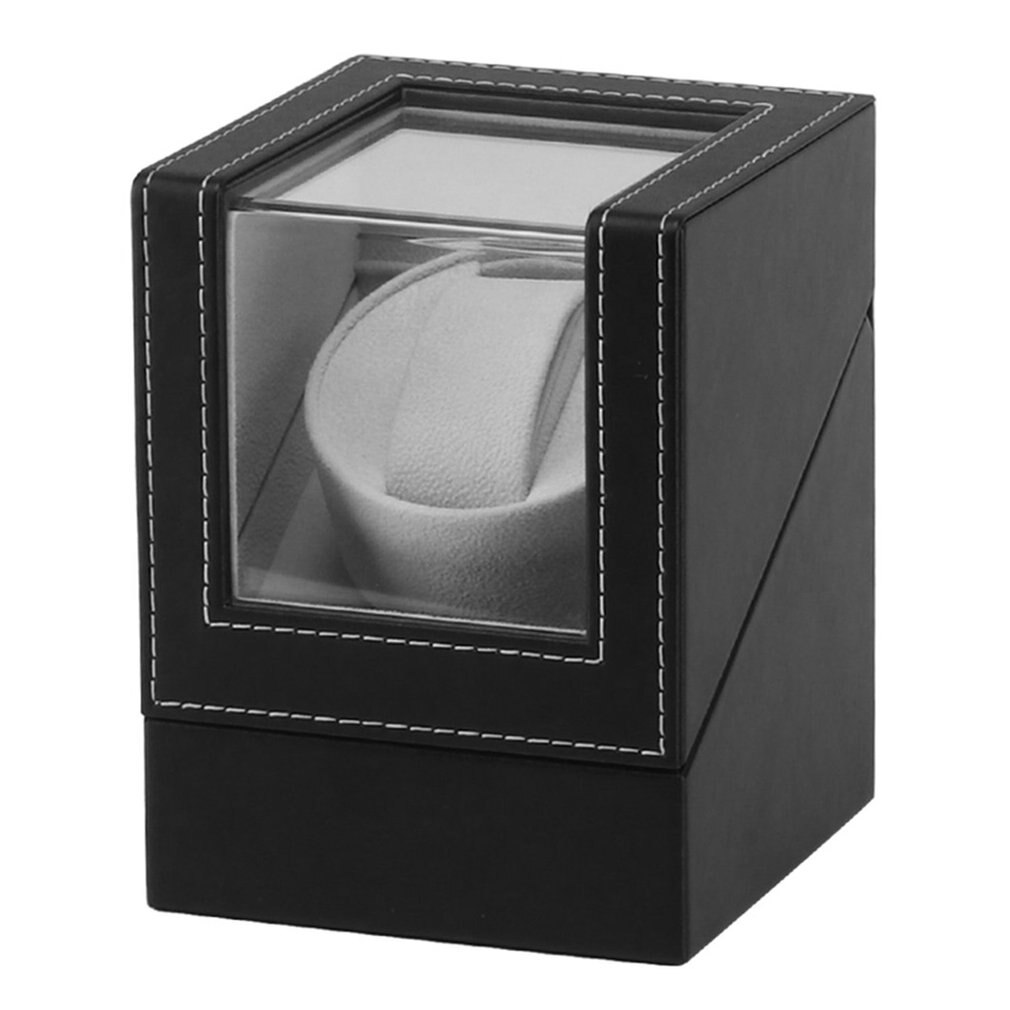 Agitador de reloj con Motor de alta clase con enchufe europeo/US/AU/UK, soporte para devanadera, exhibidor automático, mecánico, negro y marrón