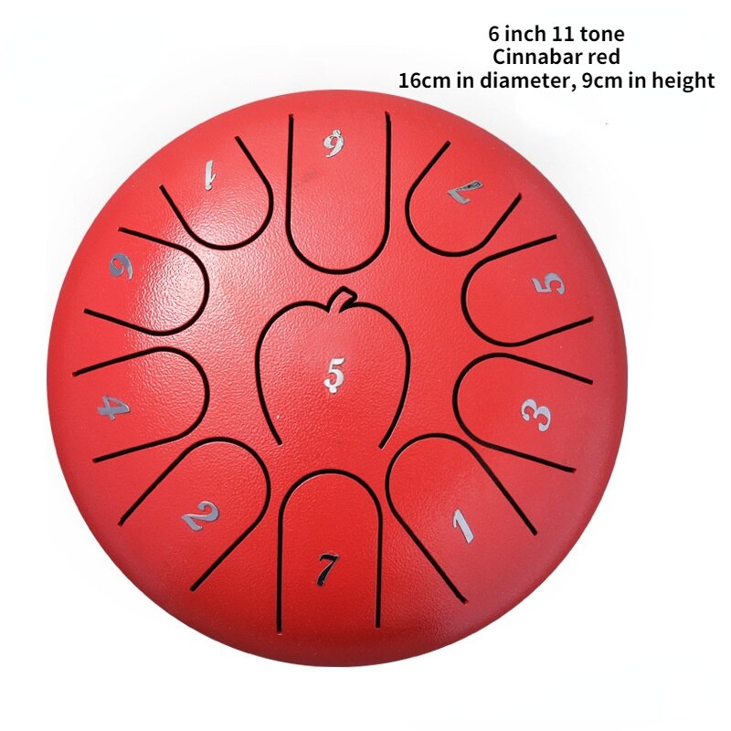 Ethereal Drum Ethereal Drum 6 "Staal Tong Drum Vergeet Zorgen Drum Percussie Instrument Hand Disc: 6 tone 11 inch C