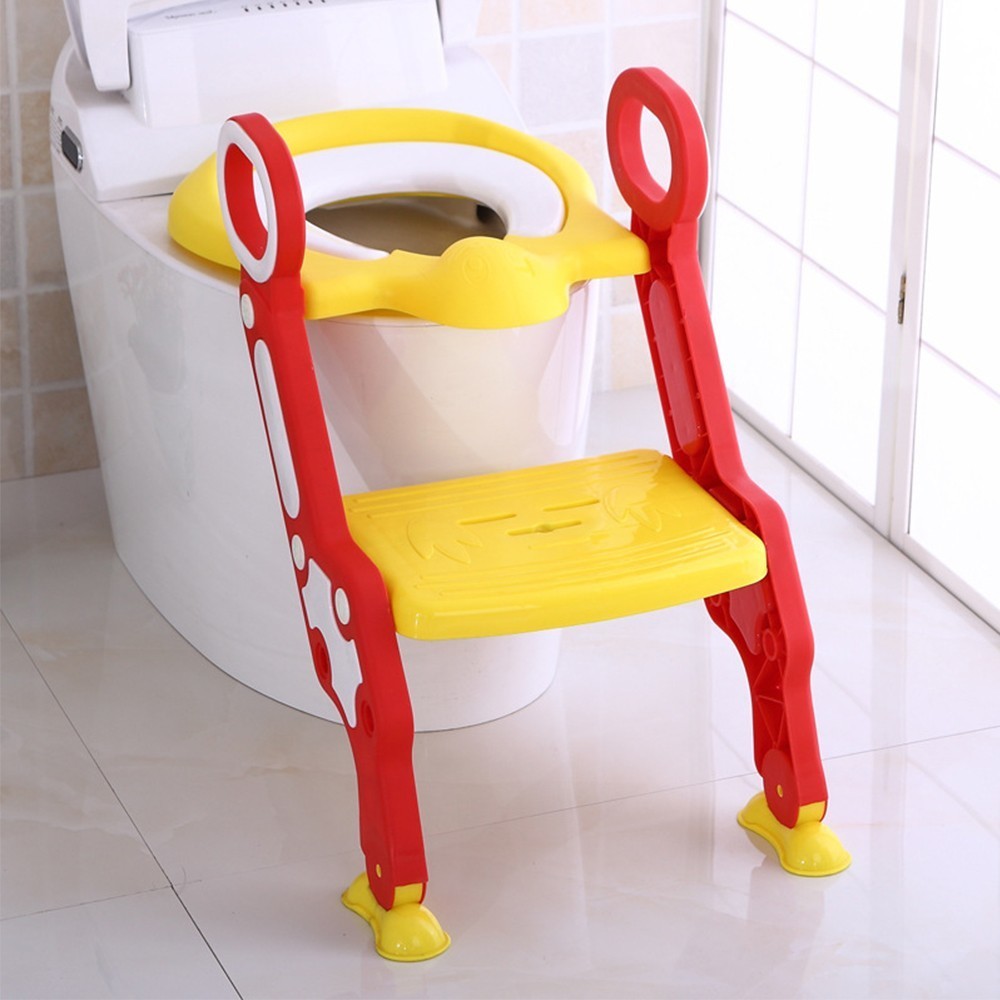 Baby Toilet Seat Baby Potje Verstelbare Ladder Potje Baby Kids Folding Veiligheid Kinderzitjes Wc Trainer Seat Pot Voor Kinderen