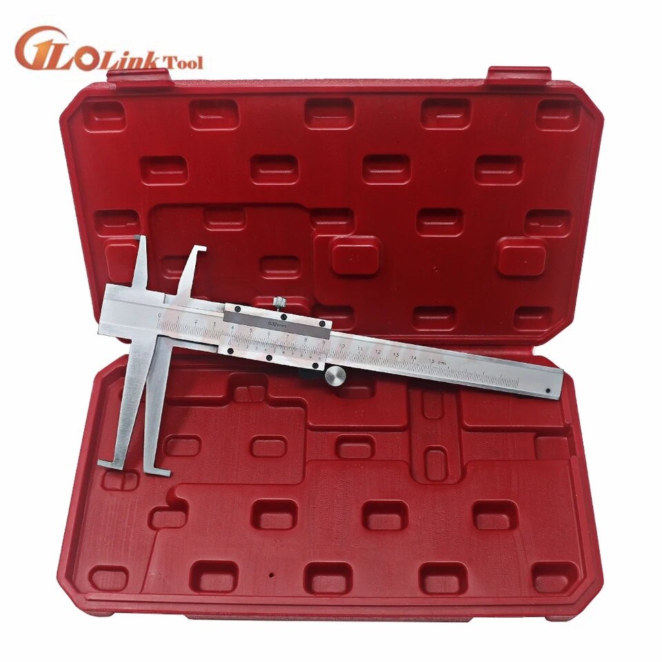 Inside Groove Vernier Caliper 9-150mm/0.02 Carbon Steel Inner Vernier Calipers Double Inner Vernier Calipers Accuracy