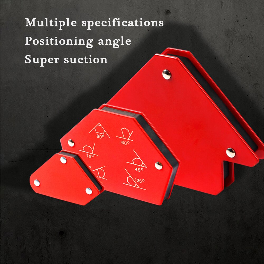 6PCS Magnetic Welding Holder Fixed Angle Soldering Locator Tools Magnet Corner Arrows Weld Accessories Corner Welding Magnets