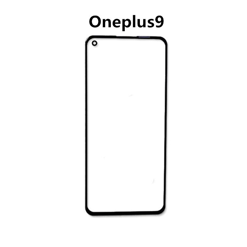 2 pcs Front Glass For Oneplus 5 5T 6 6T 7 7T 8T 9 9R One Plus Touch Screen LCD Outer Panel Lens Repair Replacement Part + OCA