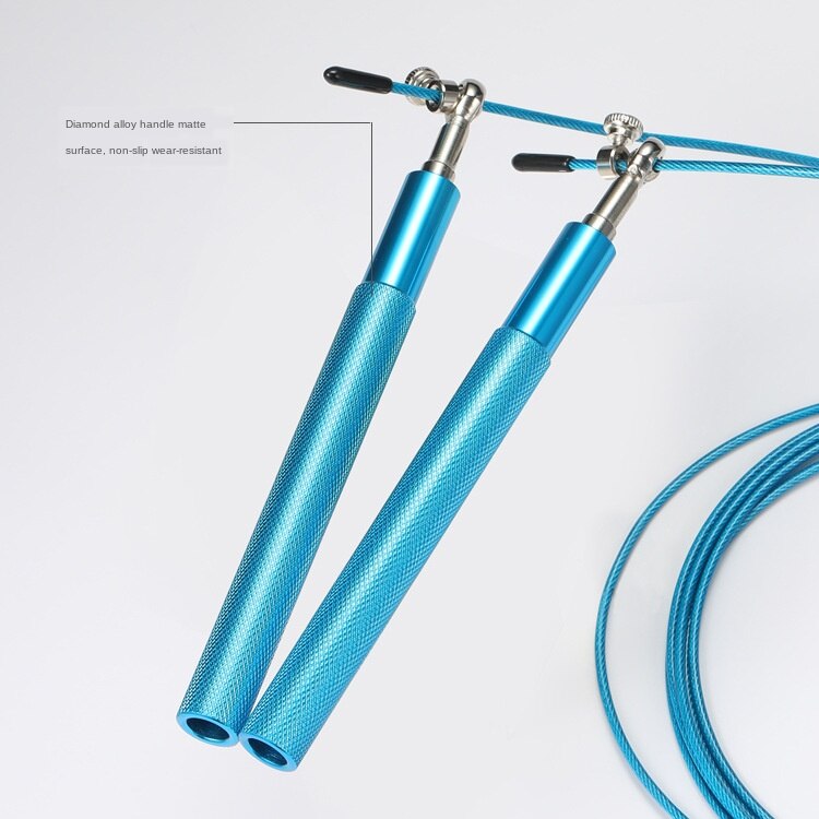 Cuerda de salto de velocidad para hombre y mujer, cuerdas ajustables para Fitness, entrenamiento de boxeo, MMA, Crossfit, equipo de gimnasio para el hogar, Unisex
